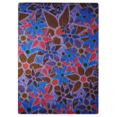 Trendy Floral Pattern #11 Klemmbrett (Rückseite)