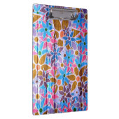 Trendy Floral Pattern #13 Klemmbrett (Rechts)
