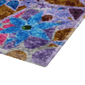 Trendy Floral Pattern #13 Schneidebrett (Ecke)