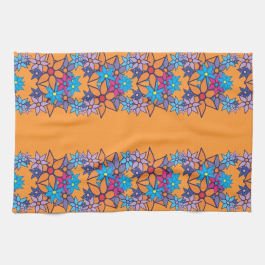 Trendy Floral Pattern #2 Küchentuch (Horizontal)