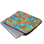 Trendy Floral Pattern #3 Laptopschutzhülle (Vorne Knopf)