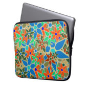 Trendy Floral Pattern #3 Laptopschutzhülle (Vorderseite Links)