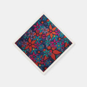 Trendy Floral Pattern #3 Serviette (Ecke)