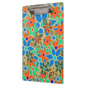 Trendy Floral Pattern #6 Klemmbrett (Links)