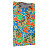 Trendy Floral Pattern #6 Klemmbrett (Rechts)