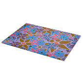 Trendy Floral Pattern #8 Schneidebrett (Ecke)