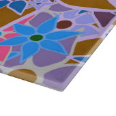 Trendy Floral Pattern #8 Schneidebrett (Ecke)