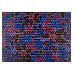 Trendy Floral Pattern #9 Schneidebrett