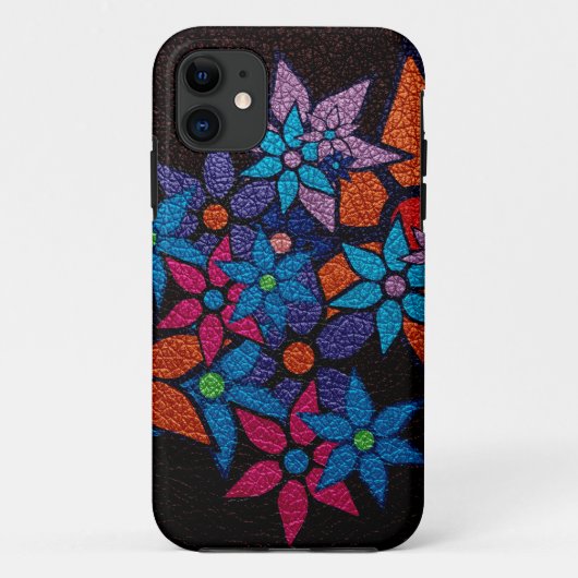 Trendy Floral Pattern Case-Mate iPhone Hülle (Rückseite)
