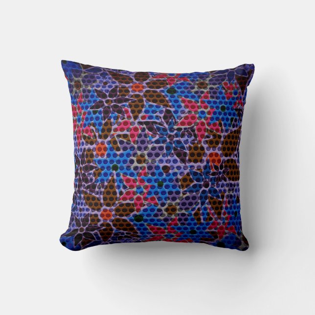 Trendy Floral Pattern Kissen (Vorderseite)
