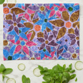 Trendy Floral Pattern Vintag #3 Küchentuch (Gefaltet)