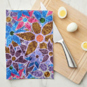Trendy Floral Pattern Vintag #3 Küchentuch (Viertel Falte)
