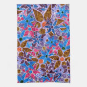 Trendy Floral Pattern Vintag #3 Küchentuch (Vertikal)