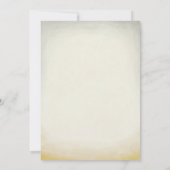 Trendy Floral Red and Gold Wedding Einladungen (Rückseite)