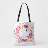 Trendy Floral Wedding Design Tasche (Vorderseite)