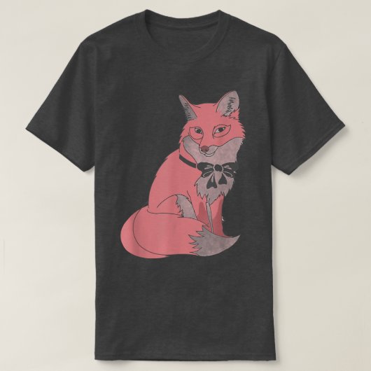 Trendy Fo mit Bow Portrait T-Shirt (Design vorne)