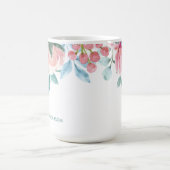 Trendy Foliage Botanical Floral Muster Decal Kaffeetasse (Mittel)