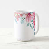 Trendy Foliage Botanical Floral Muster Decal Kaffeetasse (VorderseiteRechts)