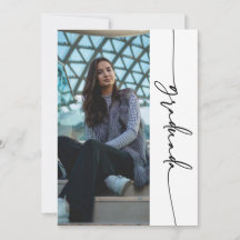 TRENDY FORMAL BUDGET Foto Graduación Ankündigung