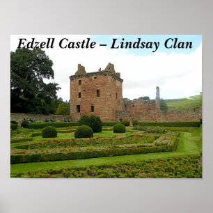 Trendy Foto Clan Lindsay Edzell Castle, Schottland Poster