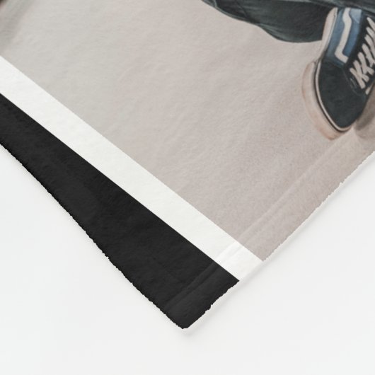 Trendy Foto Collage Abschluss Keepake Geschenk Fleecedecke (Ecke)