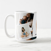 Trendy Foto Collage 'Best Mama Ever' Kaffeetasse (Links)