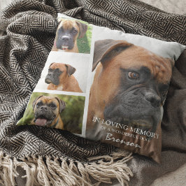 Trendy Foto Collage in Love Memory Kissen