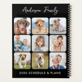 Trendy Foto Collage Personalisiert 2023 Kalender Planer (Rückseite)