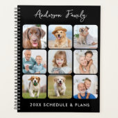 Trendy Foto Collage Personalisiert 2023 Kalender Planer (Vorderseite)