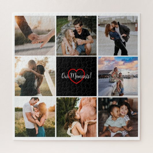Trendy Foto Collage Puzzle (Vertikal)