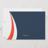 Trendy Foto-Einladung Einladung (Rückseite)