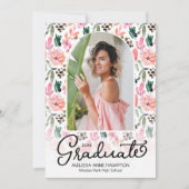 Trendy Foto über die Blumenstuhlparty Einladung (Vorderseite)