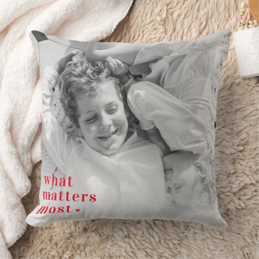 Trendy Foto und was am meisten positiv RedQuote is Kissen (Decke)