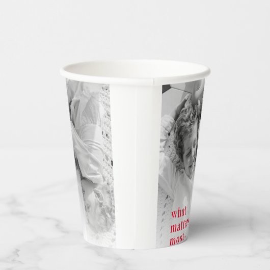 Trendy Foto und was am meisten positiv RedQuote is Pappbecher (Rechts)