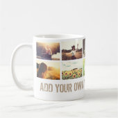Trendy Fotocollage und -text Kaffeetasse (Links)
