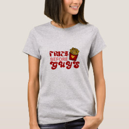 Trendy Fries Before Typ T-Shirt für Frauen - Niedl