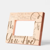 Trendy fröhliche Weihnachten Sie sind meine Geätzte Rahmen (Links)