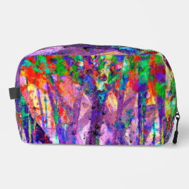 Trendy Full Vivid Conduroy Colors Malerei Waschbeutel