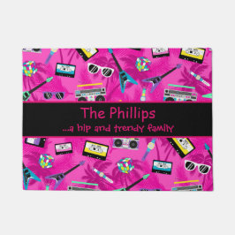 Trendy fun 80er fußmatte