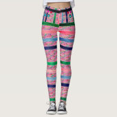 Trendy Fun Compression Leggings (Vorderseite)