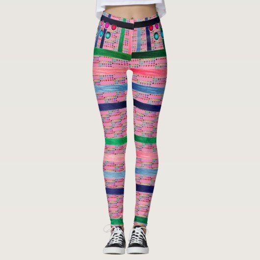 Trendy Fun Compression Leggings (Vorderseite)