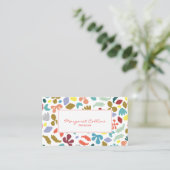 Trendy Fun Design Business Card Visitenkarte (Stehend Vorderseite)