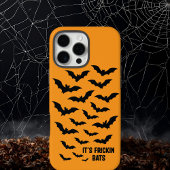 Trendy Funky Orange Spooky Halloween Bats Case-Mate iPhone Hülle