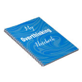 Trendy Funny Overthinking Notebook Journal Notizblock (Rechte Seite)