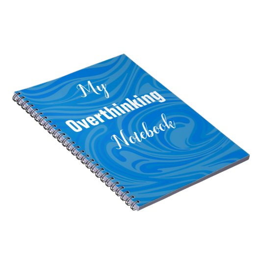 Trendy Funny Overthinking Notebook Journal Notizblock (Rechte Seite)