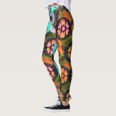 Trendy Galaxy Nebula Hawaiian Sea Turtle Tance Leggings (Links)