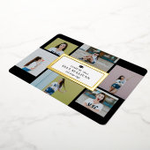 Trendy Gallery Foil Abschluss Editable Color Foil Folieneinladung (Gedreht)