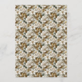 Trendy Gardenias Inspired Beach Party Einladung (Rückseite)