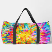 Trendy Gefärbte Krawatte Duffle Bag (Vorderseite)