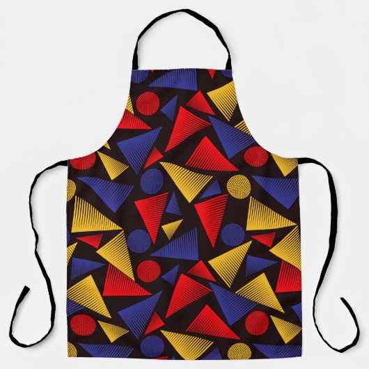 Trendy Geo Triangle Schürze (Vorderseite)